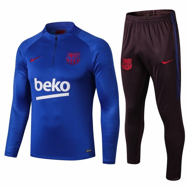 Chandal Niños Barcelona 2019-20 Azul Rojo